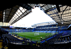 Corner view of Chelsea FC's stadium